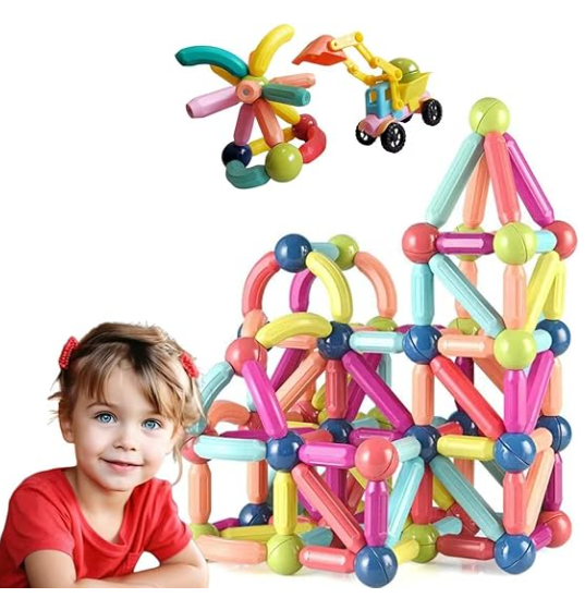 MAGNIFUN™ JUGUETE PALOS MAGNETICOS 36 PIEZAS